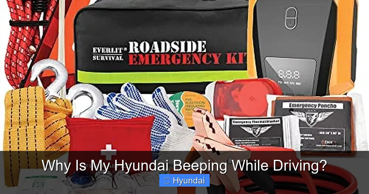 Why Is My Hyundai Beeping While Driving?