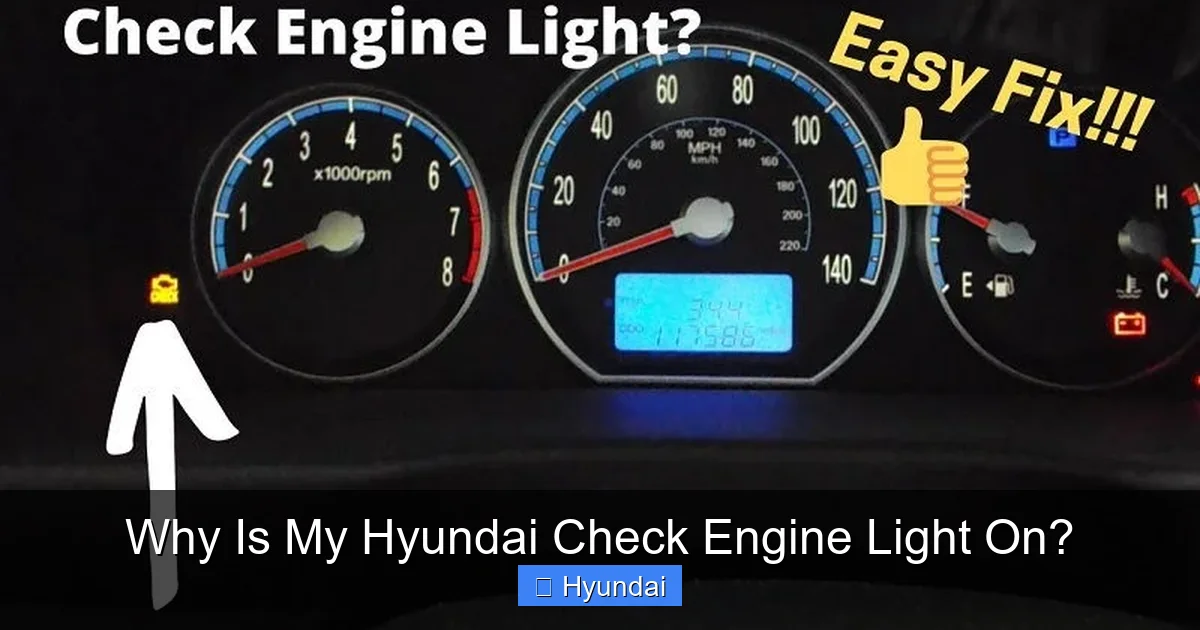 Why Is My Hyundai Check Engine Light On?