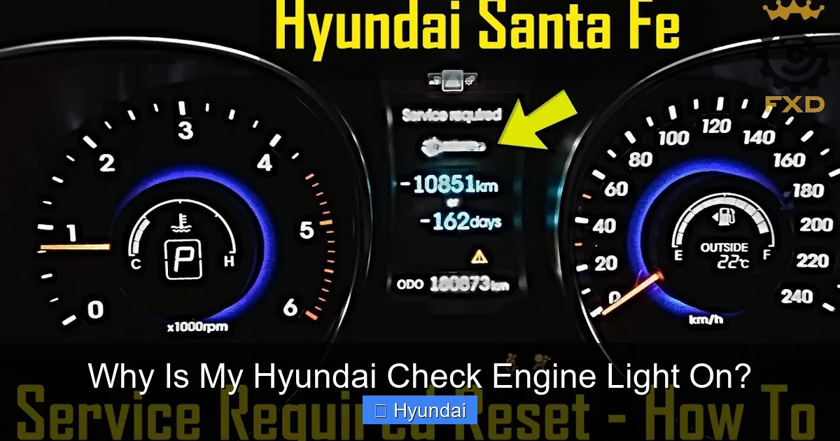 Why Is My Hyundai Check Engine Light On?