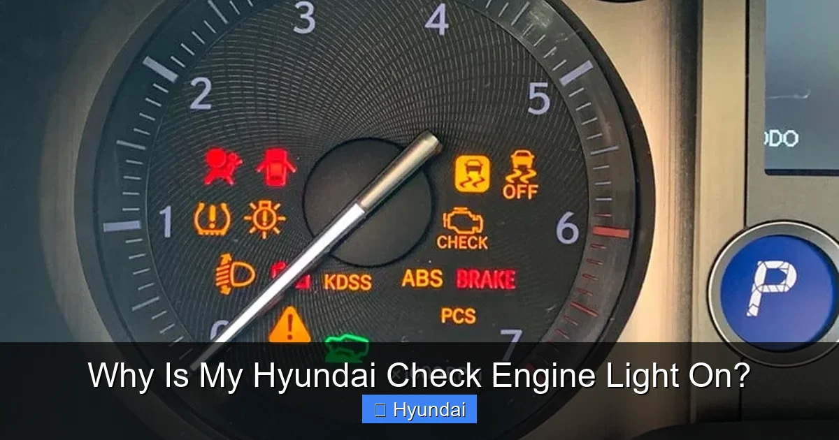 Why Is My Hyundai Check Engine Light On?