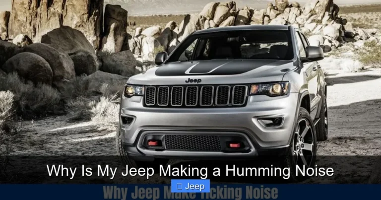 Why Is My Jeep Making a Humming Noise