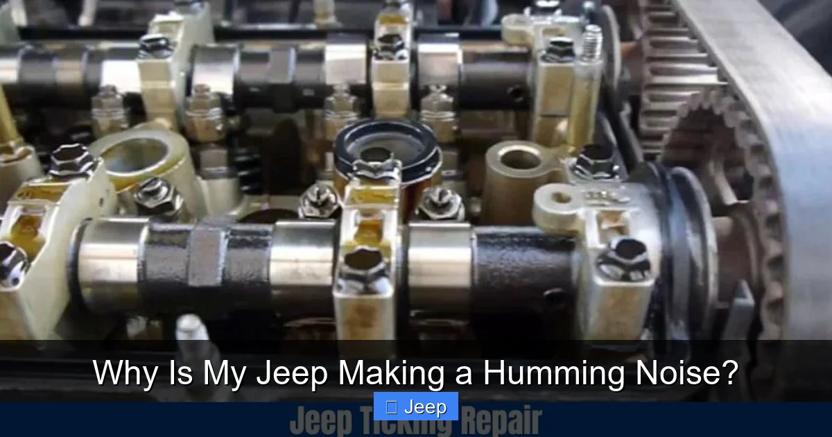 Why Is My Jeep Making a Humming Noise?