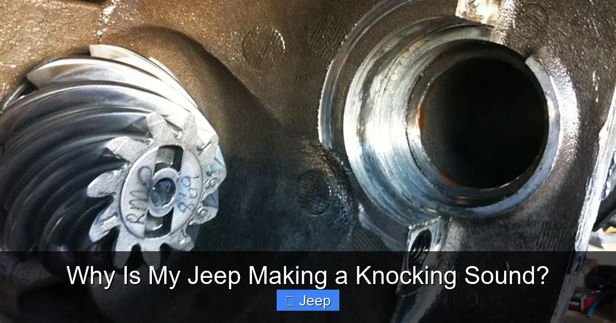 Why Is My Jeep Making a Knocking Sound?