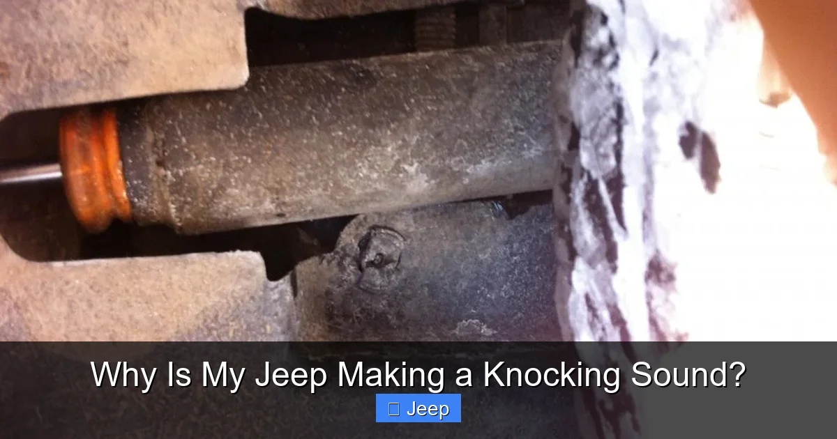 Why Is My Jeep Making a Knocking Sound?