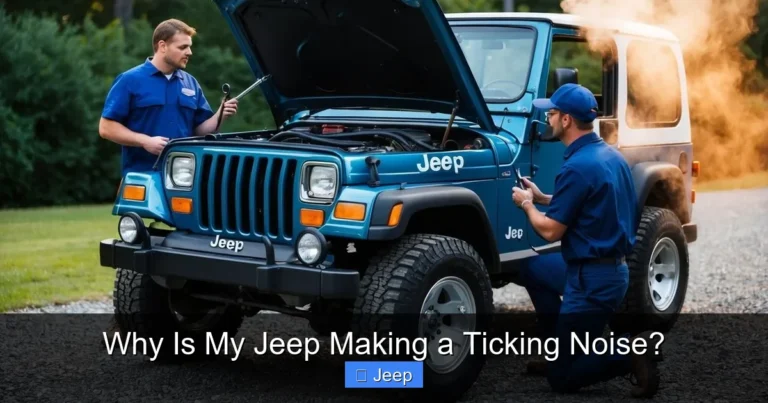 Why Is My Jeep Making a Ticking Noise?