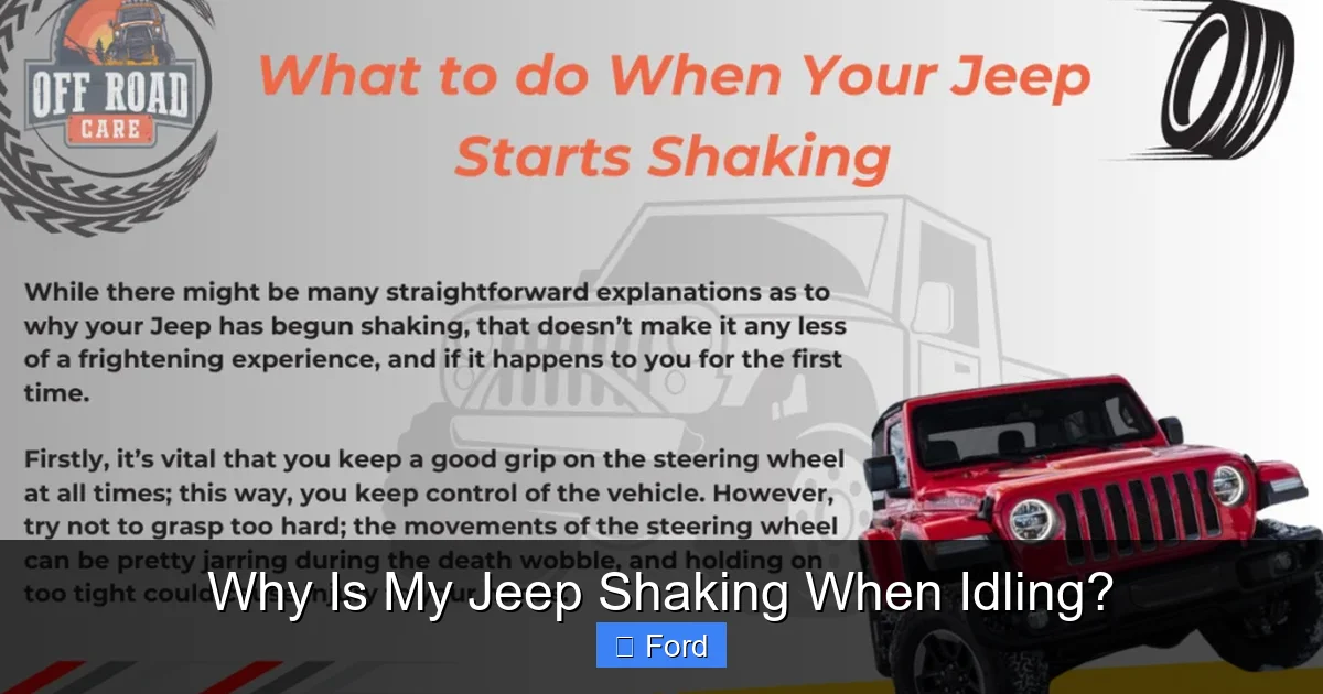 Why Is My Jeep Shaking When Idling?