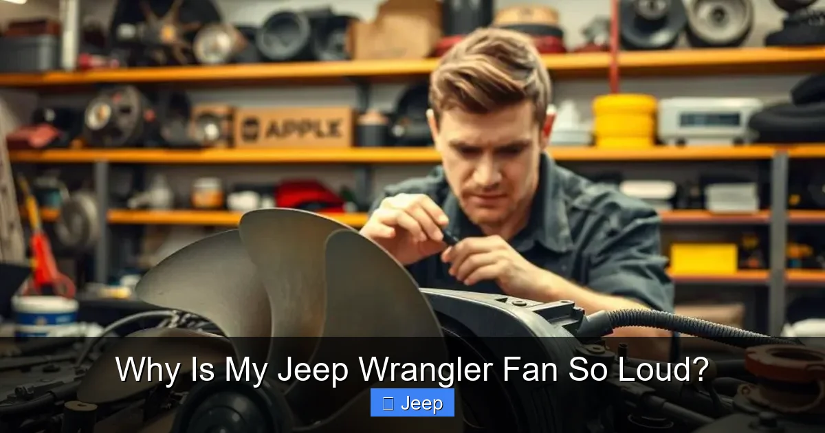 Why Is My Jeep Wrangler Fan So Loud?