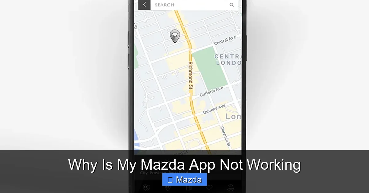 Why Is My Mazda App Not Working
