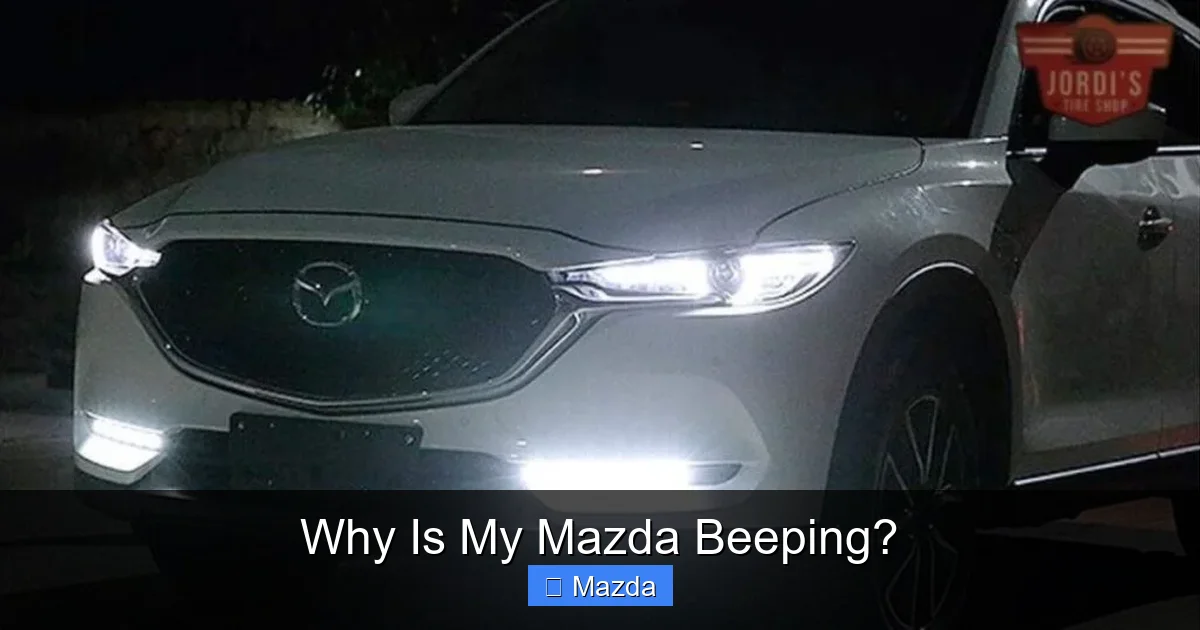 Why Is My Mazda Beeping?
