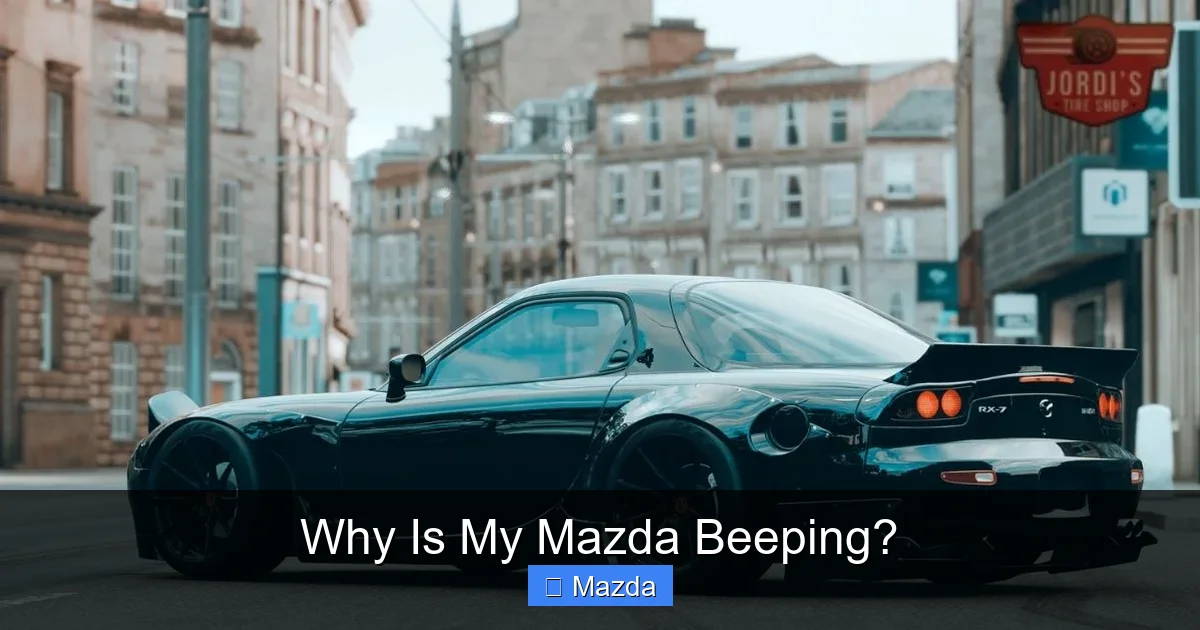 Why Is My Mazda Beeping?