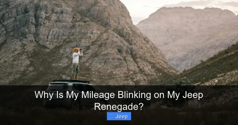 Why Is My Mileage Blinking on My Jeep Renegade?