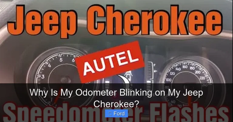 Why Is My Odometer Blinking on My Jeep Cherokee?