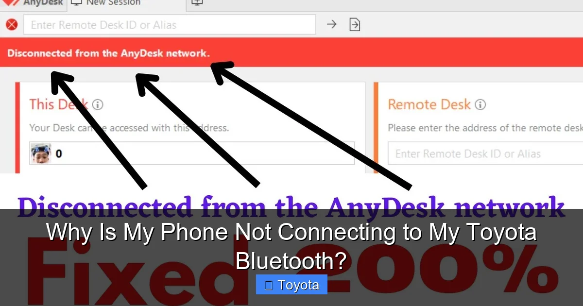 Why Is My Phone Not Connecting to My Toyota Bluetooth?