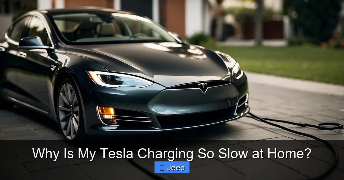 Why Is My Tesla Charging So Slow at Home?