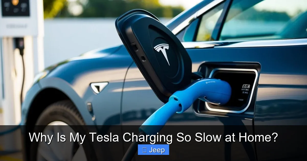 Why Is My Tesla Charging So Slow at Home?