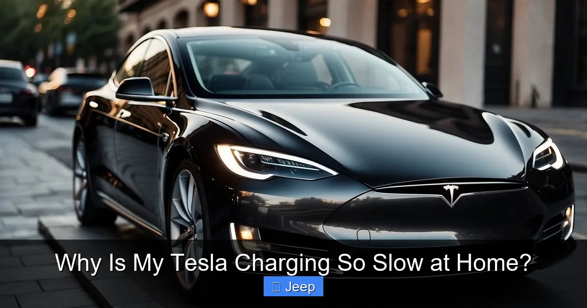 Why Is My Tesla Charging So Slow at Home?