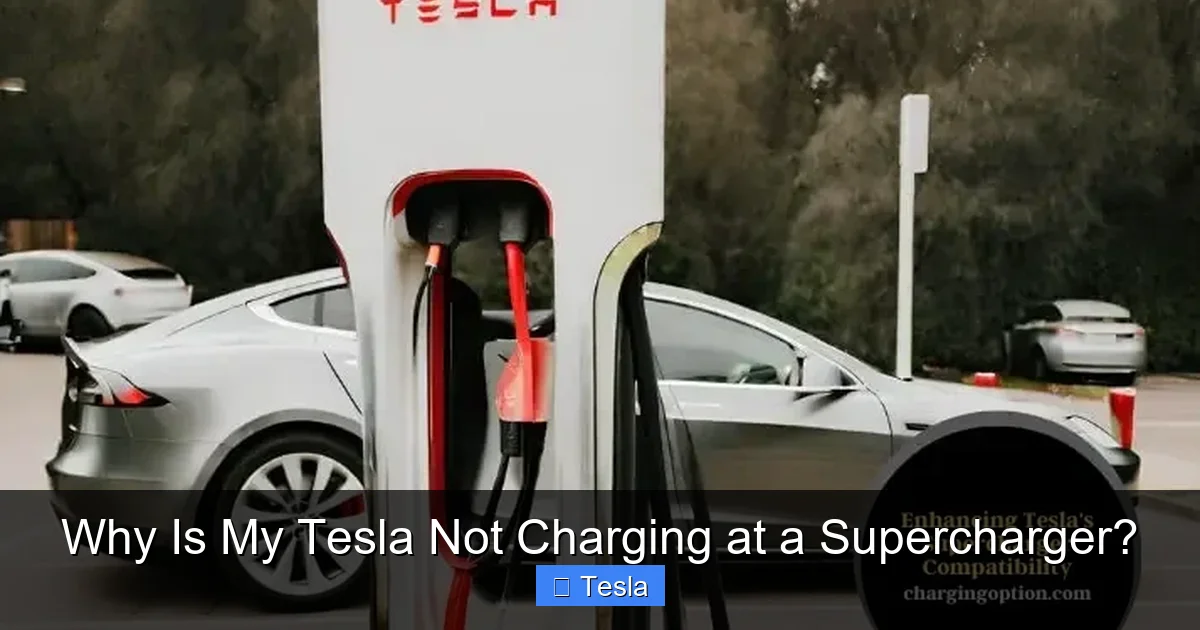 Why Is My Tesla Not Charging at a Supercharger?
