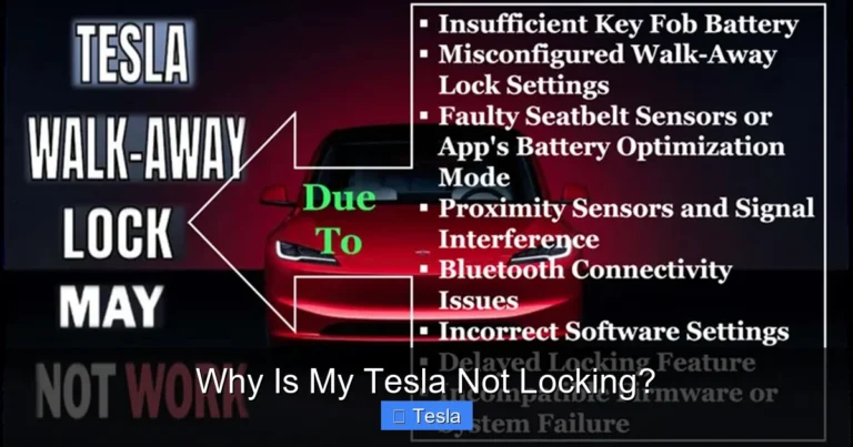 Why Is My Tesla Not Locking?