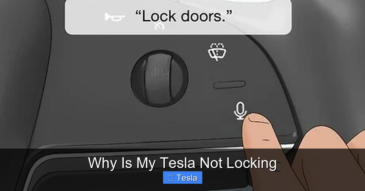 Why Is My Tesla Not Locking