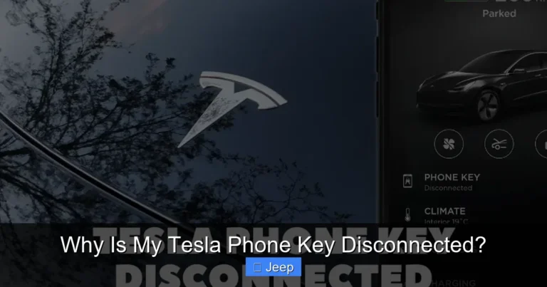 Why Is My Tesla Phone Key Disconnected?