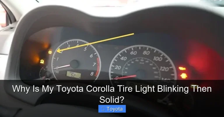 Why Is My Toyota Corolla Tire Light Blinking Then Solid?