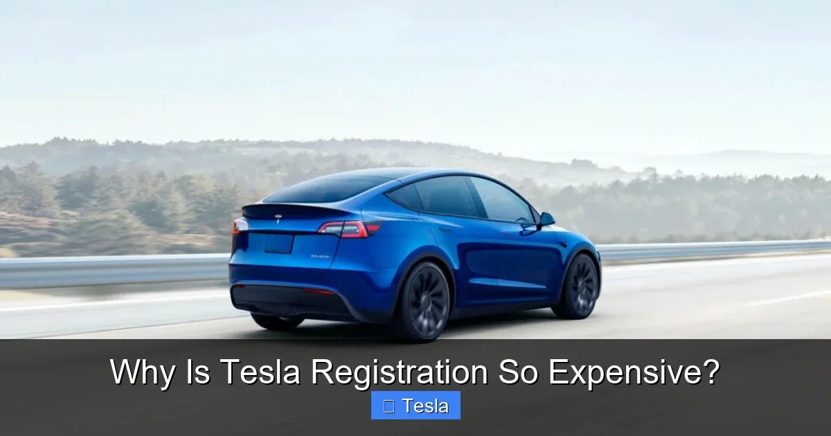 Why Is Tesla Registration So Expensive?