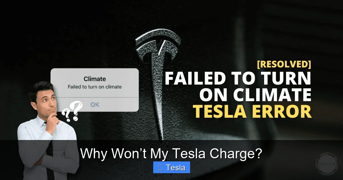 Why Won’t My Tesla Charge?