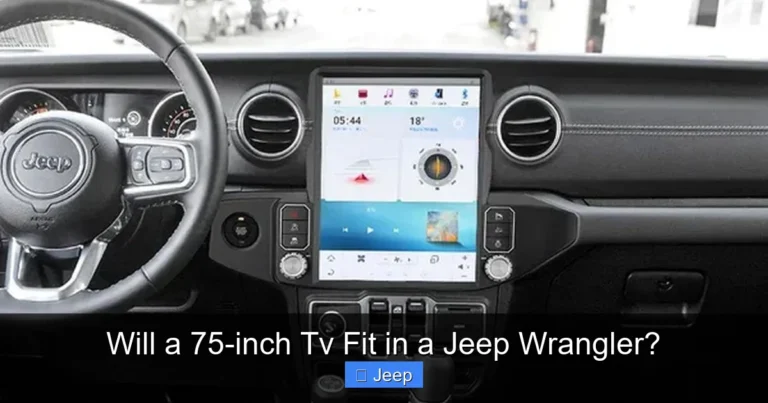 Will a 75-inch Tv Fit in a Jeep Wrangler?