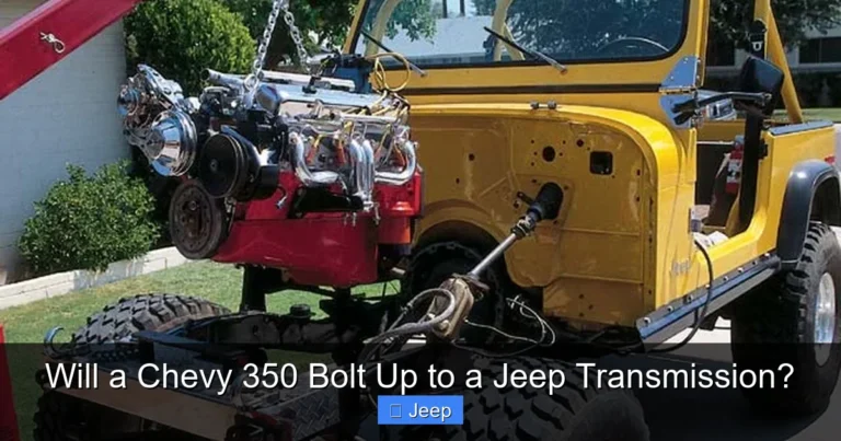 Will a Chevy 350 Bolt Up to a Jeep Transmission?