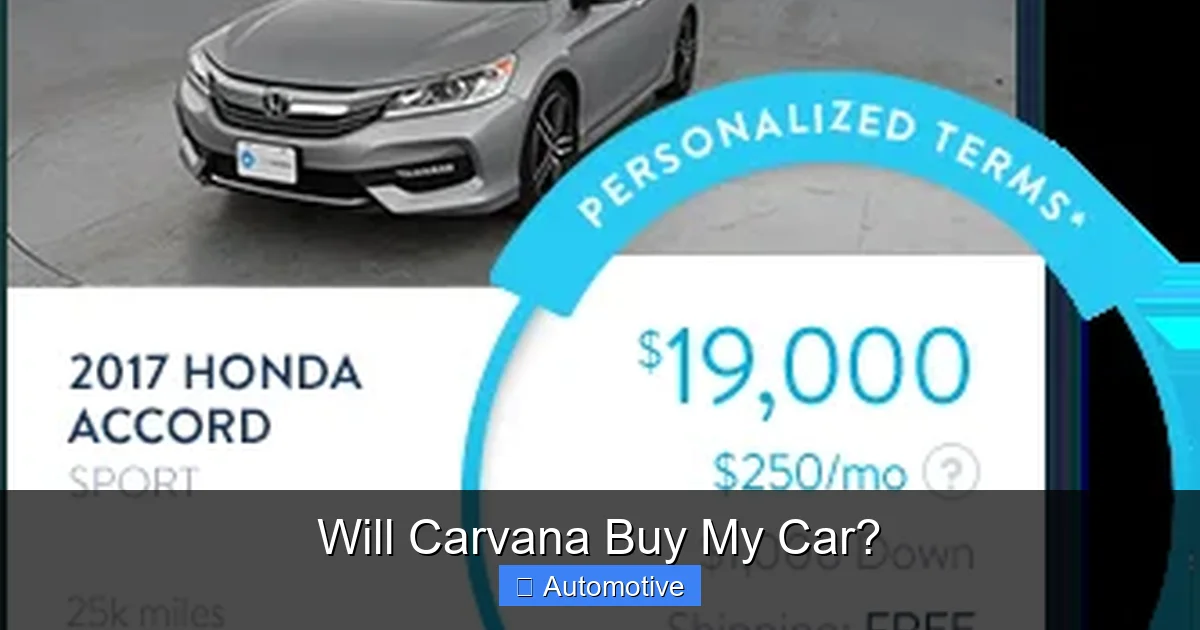 Will Carvana Buy My Car?