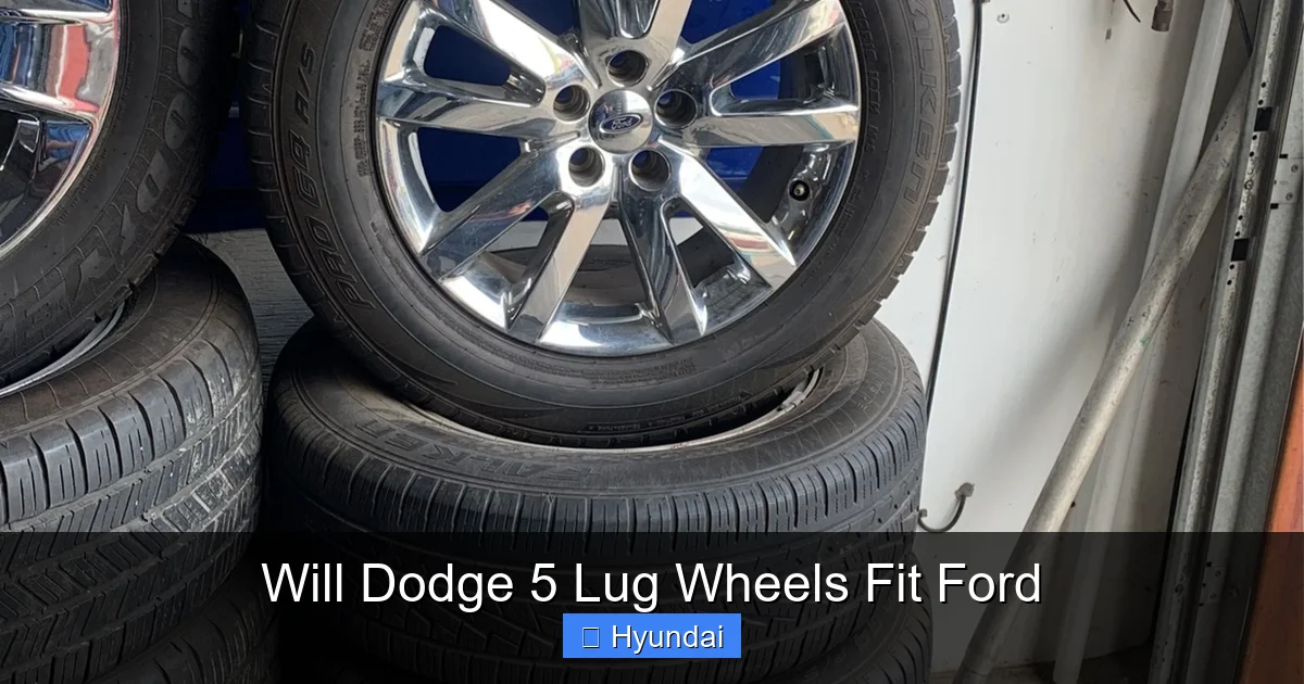 Will Dodge 5 Lug Wheels Fit Ford
