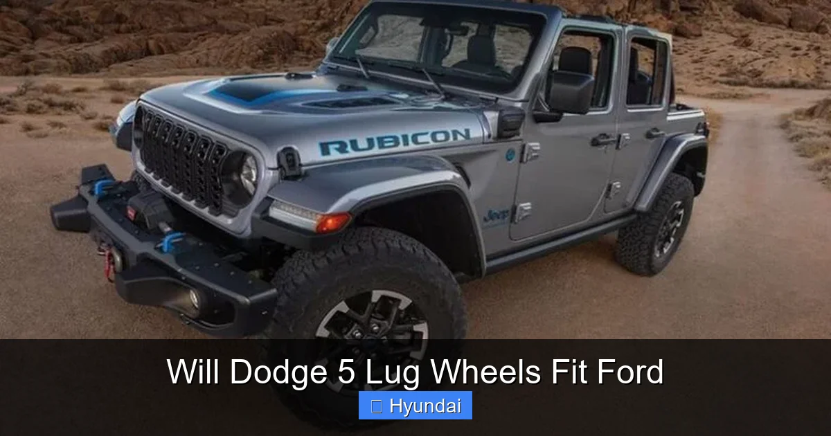Will Dodge 5 Lug Wheels Fit Ford