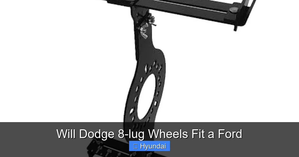 Will Dodge 8-lug Wheels Fit a Ford