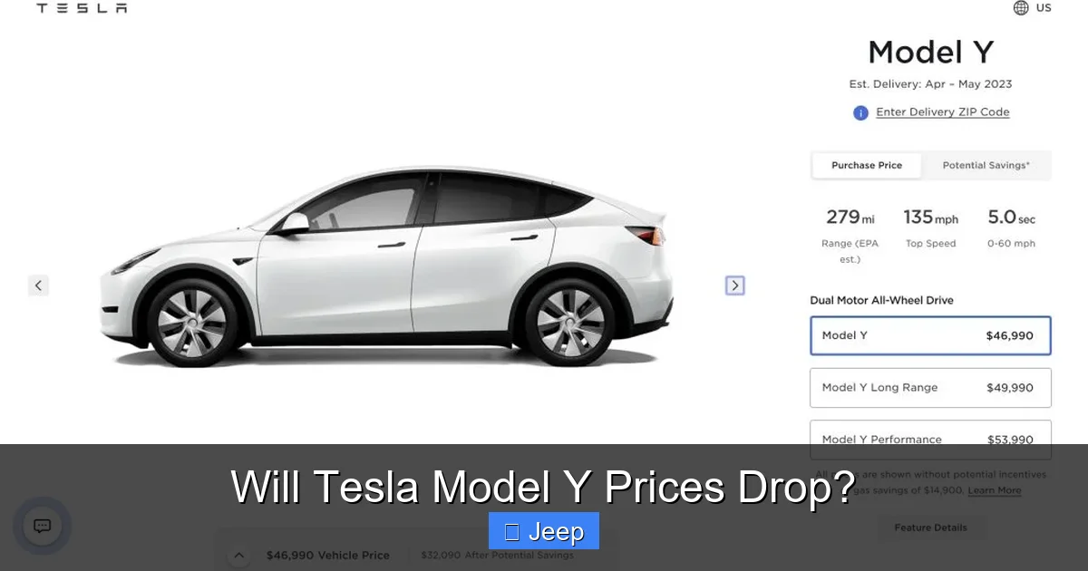 Will Tesla Model Y Prices Drop?