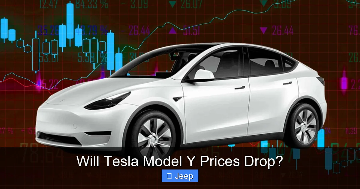 Will Tesla Model Y Prices Drop?