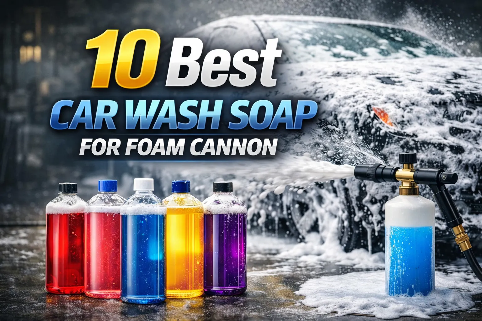 Best Car Wash Soap for Foam Cannon
