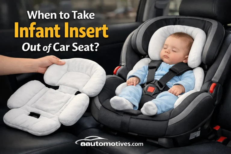 When to Take Infant Insert Out of Car Seat