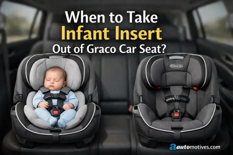 When to Take Infant Insert Out of Graco Car Seat