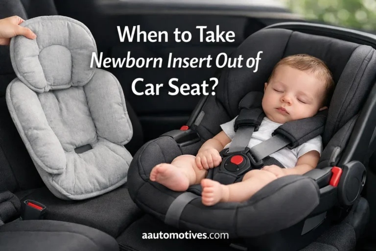 When to Take Newborn Insert Out of Car Seat