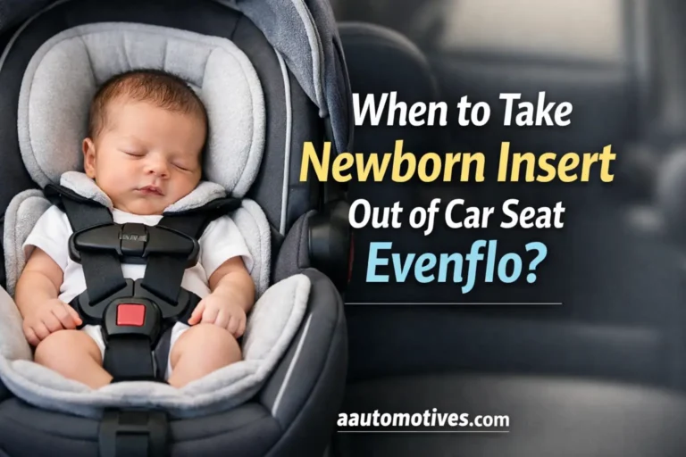 When to Take Newborn Insert Out of Car Seat Evenflo