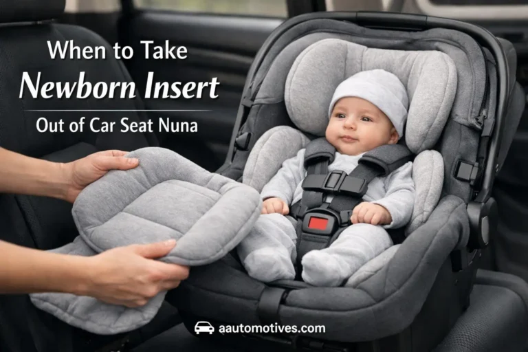 When to Take Newborn Insert Out of Car Seat Nuna
