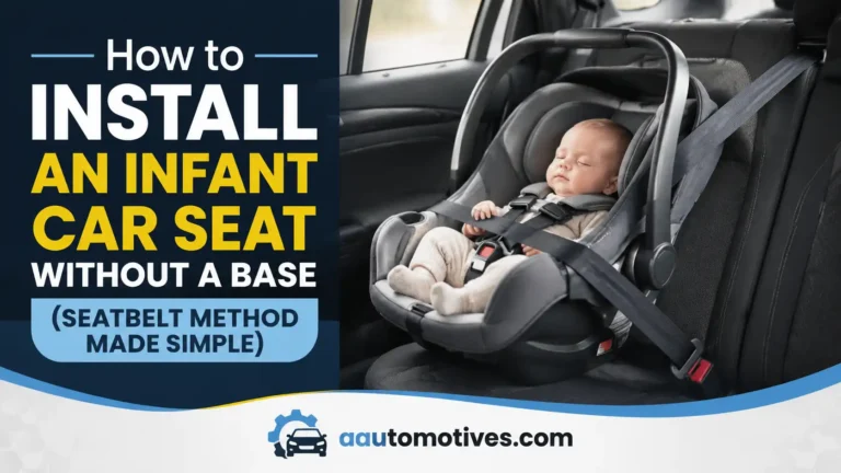 How to Install an Infant Car Seat Without a Base (Seatbelt Method Made Simple)