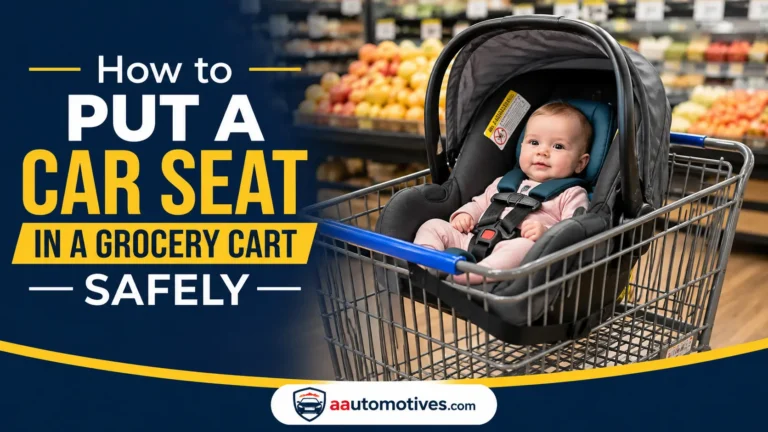 How to Put a Car Seat in a Grocery Cart Safely