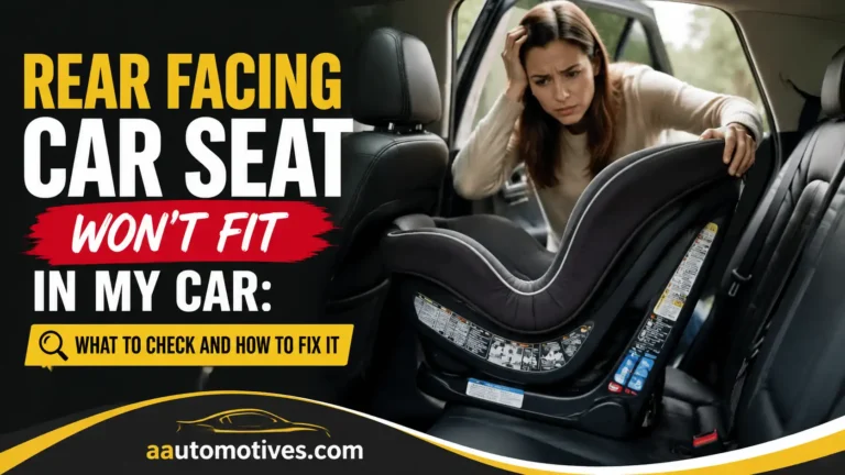 Rear Facing Car Seat Won't Fit in My Car What to Check and How to Fix It