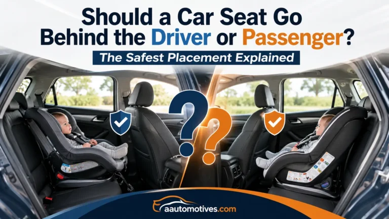 Should a Car Seat Go Behind the Driver or Passenger The Safest Placement Explained