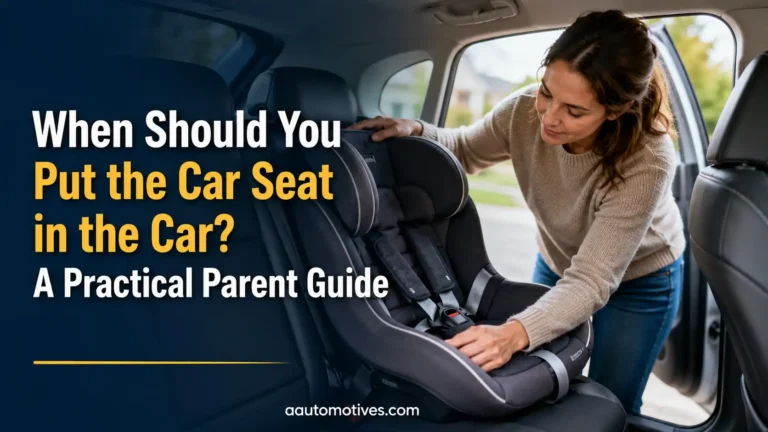 When Should You Put the Car Seat in the Car A Practical Parent Guide