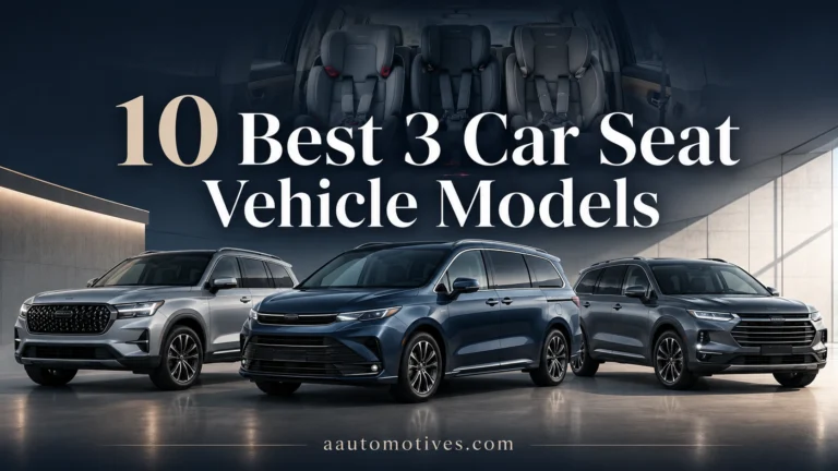 10 Best 3 Car Seat Vehicle Models