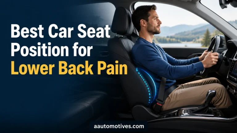 Best Car Seat Position for Lower Back Pain