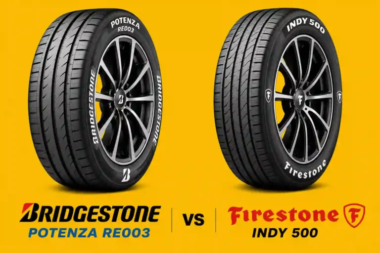 Bridgestone RE003 vs Firestone Indy 500
