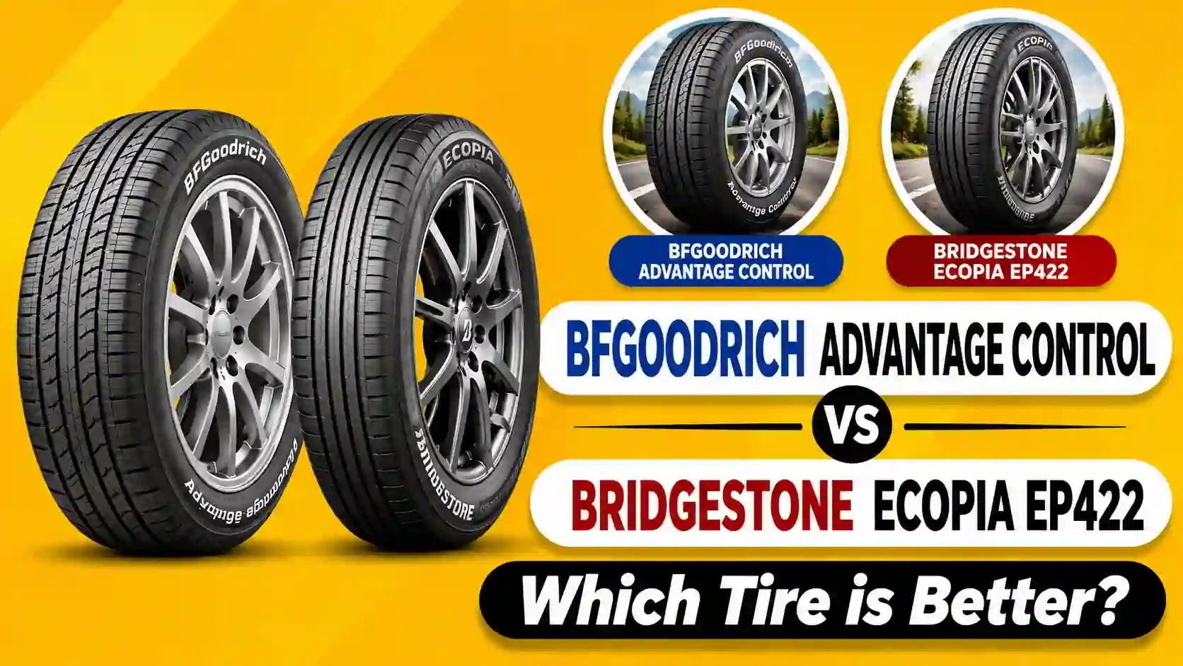 BFGoodrich Advantage Control vs Bridgestone Ecopia EP422